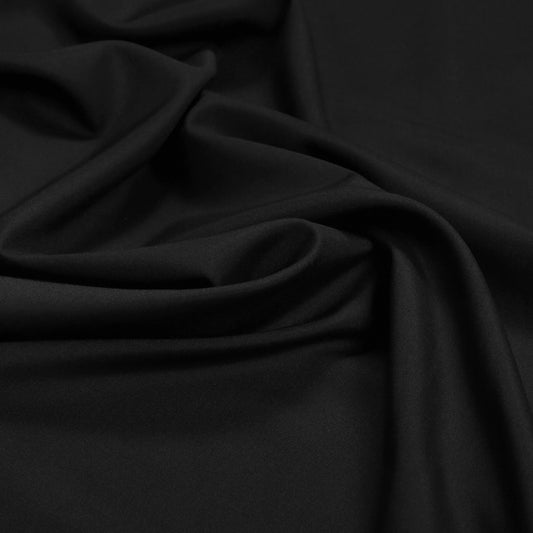 China Premium Royal Boski fabric in jet black color